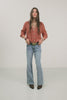 Jean flare bleu ciel seventies | Elora