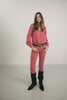 Pantalon rose indien coupe slim | Elora