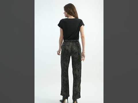 Tee|shirt anthracite avec broderies perlées | Elora