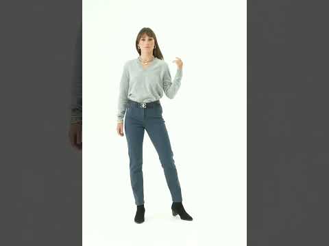 Pull col V gris | Elora