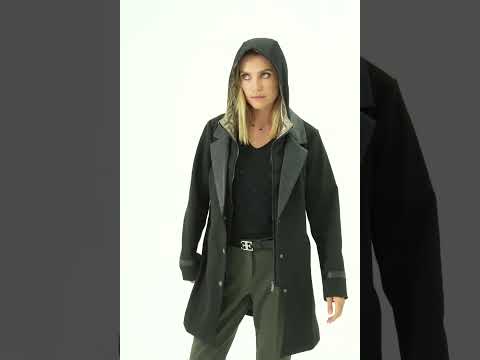 Parka 2 en 1 noir | Elora