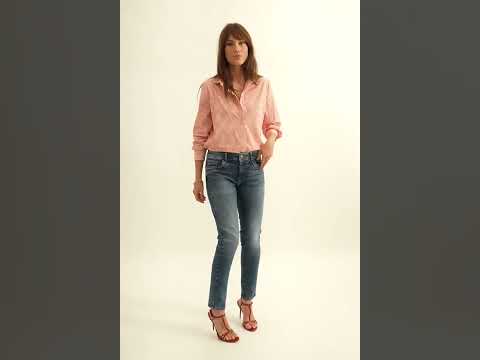 Chemise rayée orange | Elora