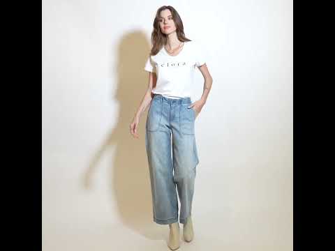 Jean large bleu clair | Elora