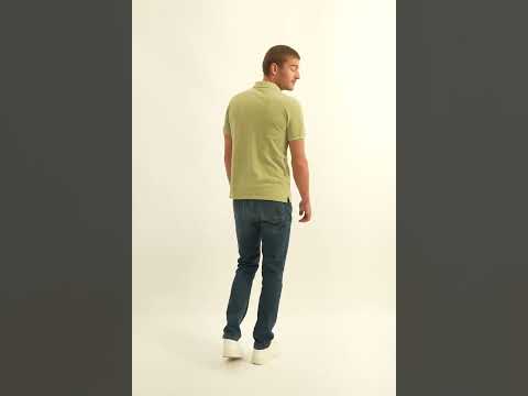 Polo coloris sauge | Elora