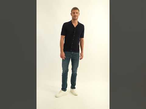 Gilet polo navy | Elora
