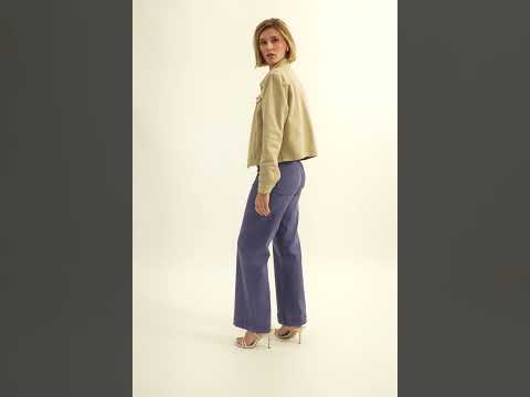 Veste en jean beige | Elora