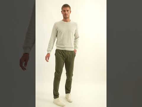 Pull col rond coloris grege | Elora