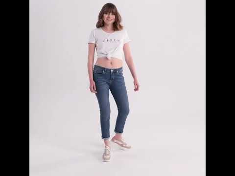 Jean boyfriend bleu moyen | Elora