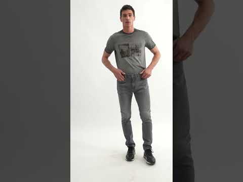Jean droit gris | Elora