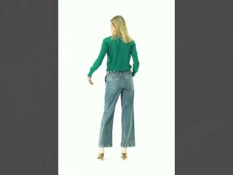 Pull clouté vert | Elora