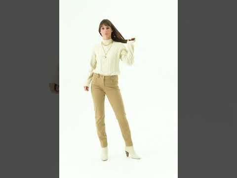 Pantalon slim beige | Elora