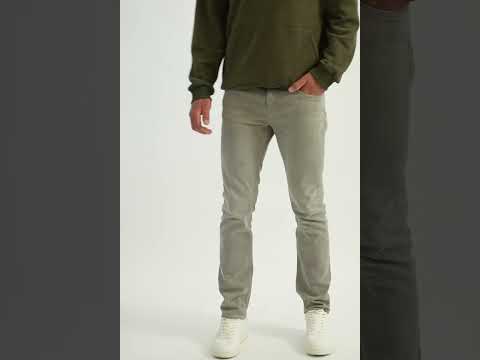 Pantalon coupe droite kaki clair | Elora