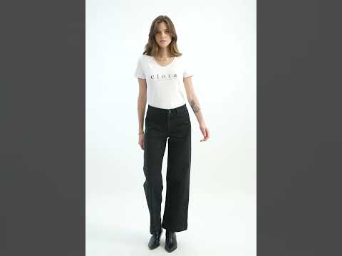 Jean large noir | Elora