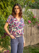 Blouse imprimé multico | Elora