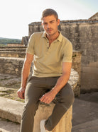 Polo coloris sauge | Elora